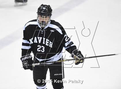 Thumbnail 2 in Xavier vs. Darien (CIAC D1 Semiinal) photogallery.