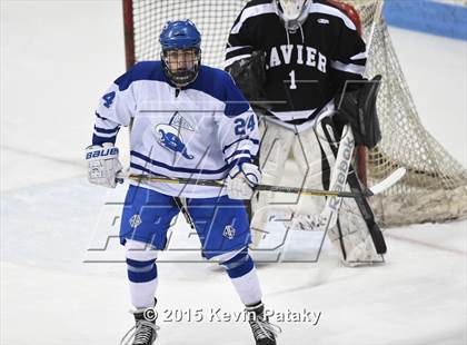 Thumbnail 1 in Xavier vs. Darien (CIAC D1 Semiinal) photogallery.