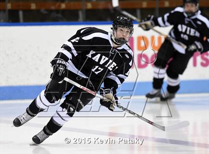 Thumbnail 2 in Xavier vs. Darien (CIAC D1 Semiinal) photogallery.