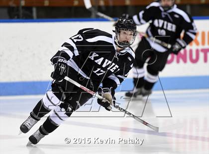 Thumbnail 3 in Xavier vs. Darien (CIAC D1 Semiinal) photogallery.