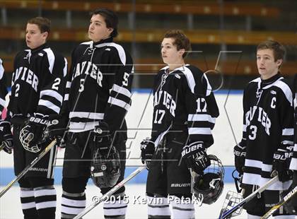 Thumbnail 1 in Xavier vs. Darien (CIAC D1 Semiinal) photogallery.