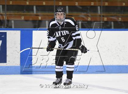 Thumbnail 3 in Xavier vs. Darien (CIAC D1 Semiinal) photogallery.