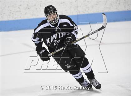 Thumbnail 2 in Xavier vs. Darien (CIAC D1 Semiinal) photogallery.
