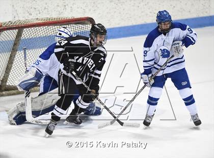 Thumbnail 3 in Xavier vs. Darien (CIAC D1 Semiinal) photogallery.