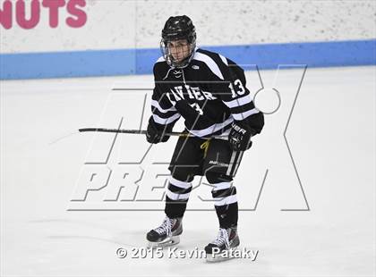 Thumbnail 3 in Xavier vs. Darien (CIAC D1 Semiinal) photogallery.