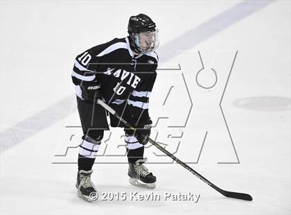 Thumbnail 1 in Xavier vs. Darien (CIAC D1 Semiinal) photogallery.