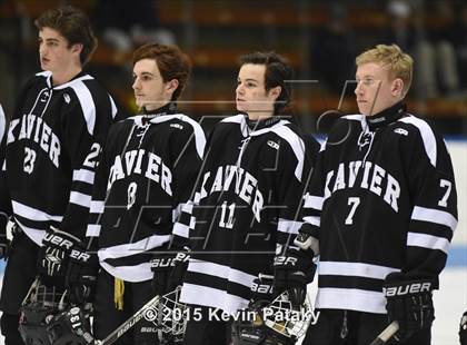 Thumbnail 1 in Xavier vs. Darien (CIAC D1 Semiinal) photogallery.