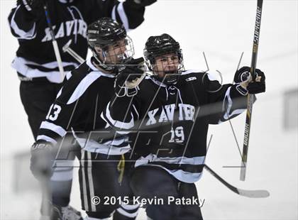 Thumbnail 2 in Xavier vs. Darien (CIAC D1 Semiinal) photogallery.