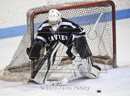 Thumbnail 1 in Xavier vs. Darien (CIAC D1 Semiinal) photogallery.