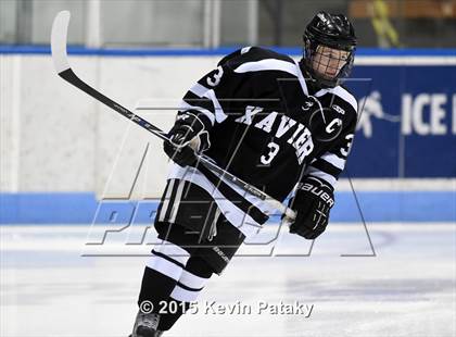 Thumbnail 1 in Xavier vs. Darien (CIAC D1 Semiinal) photogallery.