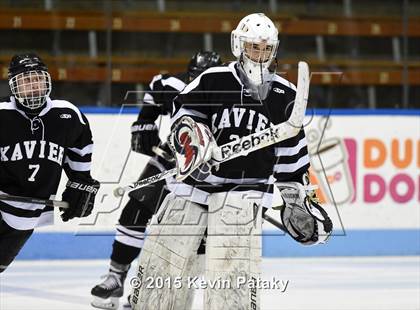 Thumbnail 1 in Xavier vs. Darien (CIAC D1 Semiinal) photogallery.