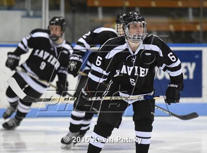 Thumbnail 2 in Xavier vs. Darien (CIAC D1 Semiinal) photogallery.