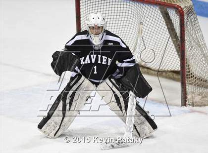 Thumbnail 3 in Xavier vs. Darien (CIAC D1 Semiinal) photogallery.