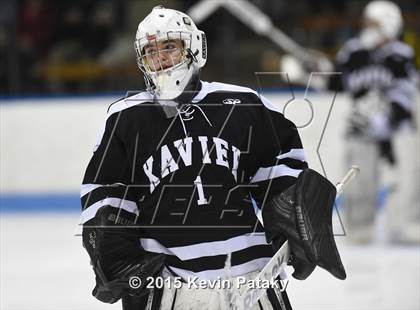 Thumbnail 3 in Xavier vs. Darien (CIAC D1 Semiinal) photogallery.