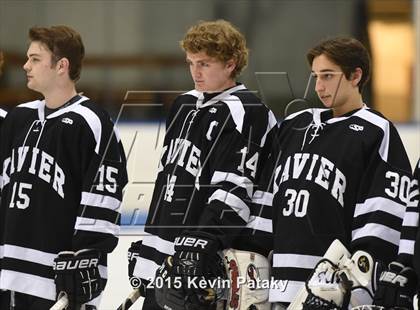 Thumbnail 1 in Xavier vs. Darien (CIAC D1 Semiinal) photogallery.