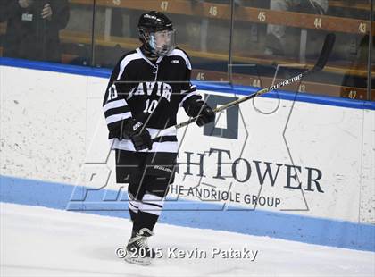Thumbnail 2 in Xavier vs. Darien (CIAC D1 Semiinal) photogallery.