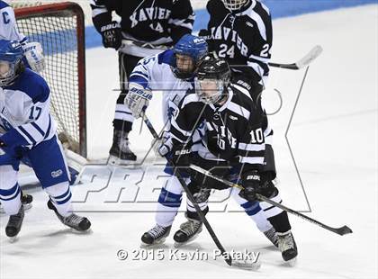 Thumbnail 3 in Xavier vs. Darien (CIAC D1 Semiinal) photogallery.