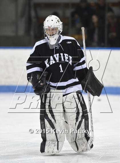 Thumbnail 1 in Xavier vs. Darien (CIAC D1 Semiinal) photogallery.