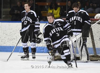 Thumbnail 1 in Xavier vs. Darien (CIAC D1 Semiinal) photogallery.