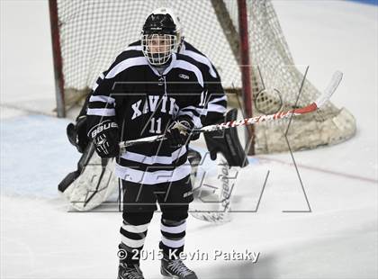 Thumbnail 3 in Xavier vs. Darien (CIAC D1 Semiinal) photogallery.