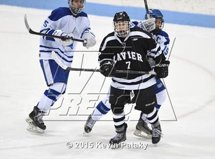 Thumbnail 3 in Xavier vs. Darien (CIAC D1 Semiinal) photogallery.