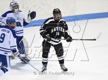 Thumbnail 2 in Xavier vs. Darien (CIAC D1 Semiinal) photogallery.