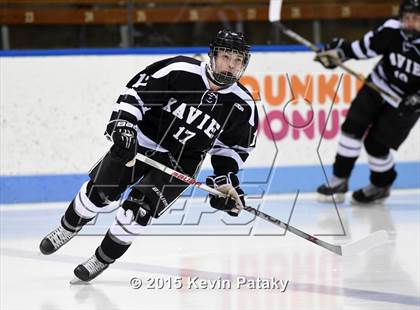 Thumbnail 1 in Xavier vs. Darien (CIAC D1 Semiinal) photogallery.