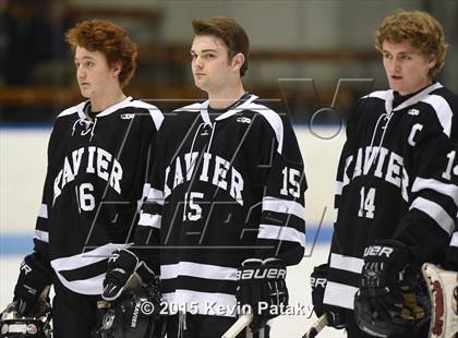 Thumbnail 2 in Xavier vs. Darien (CIAC D1 Semiinal) photogallery.