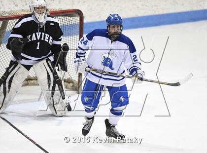 Thumbnail 2 in Xavier vs. Darien (CIAC D1 Semiinal) photogallery.