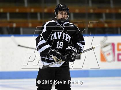 Thumbnail 1 in Xavier vs. Darien (CIAC D1 Semiinal) photogallery.