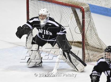 Thumbnail 1 in Xavier vs. Darien (CIAC D1 Semiinal) photogallery.