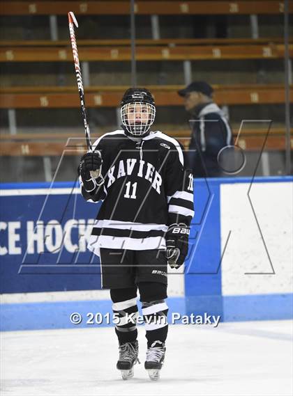 Thumbnail 2 in Xavier vs. Darien (CIAC D1 Semiinal) photogallery.