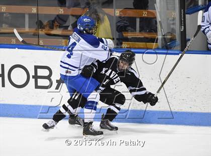 Thumbnail 2 in Xavier vs. Darien (CIAC D1 Semiinal) photogallery.