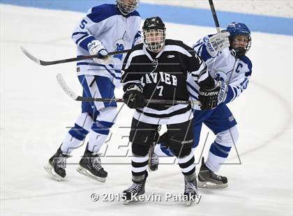 Thumbnail 1 in Xavier vs. Darien (CIAC D1 Semiinal) photogallery.