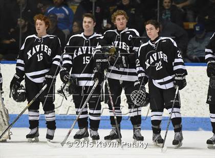 Thumbnail 2 in Xavier vs. Darien (CIAC D1 Semiinal) photogallery.