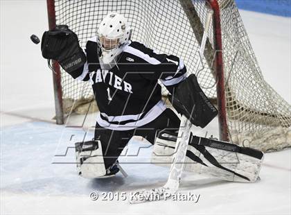 Thumbnail 2 in Xavier vs. Darien (CIAC D1 Semiinal) photogallery.