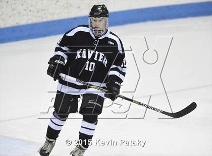 Thumbnail 3 in Xavier vs. Darien (CIAC D1 Semiinal) photogallery.
