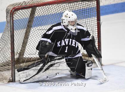 Thumbnail 1 in Xavier vs. Darien (CIAC D1 Semiinal) photogallery.