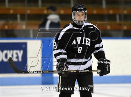 Thumbnail 2 in Xavier vs. Darien (CIAC D1 Semiinal) photogallery.