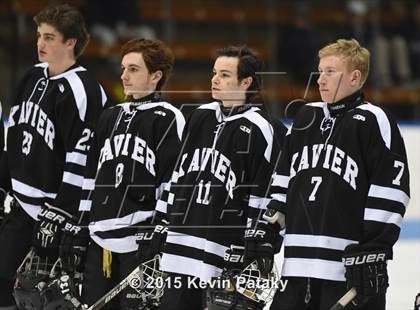 Thumbnail 3 in Xavier vs. Darien (CIAC D1 Semiinal) photogallery.