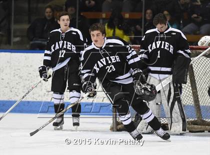 Thumbnail 2 in Xavier vs. Darien (CIAC D1 Semiinal) photogallery.