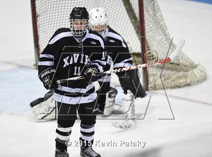 Thumbnail 2 in Xavier vs. Darien (CIAC D1 Semiinal) photogallery.