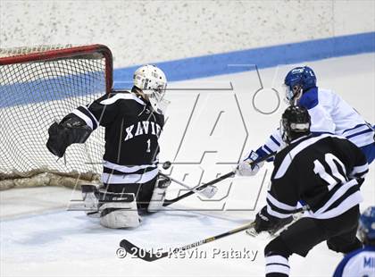 Thumbnail 2 in Xavier vs. Darien (CIAC D1 Semiinal) photogallery.
