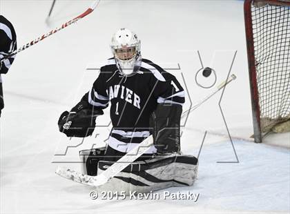 Thumbnail 1 in Xavier vs. Darien (CIAC D1 Semiinal) photogallery.
