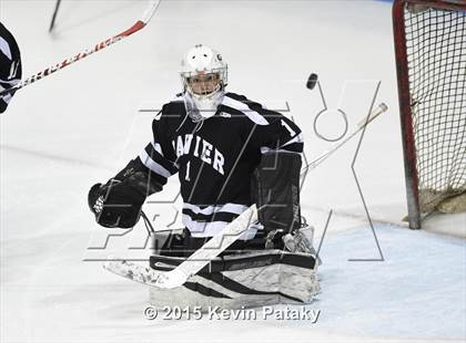 Thumbnail 3 in Xavier vs. Darien (CIAC D1 Semiinal) photogallery.