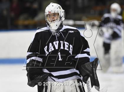 Thumbnail 2 in Xavier vs. Darien (CIAC D1 Semiinal) photogallery.