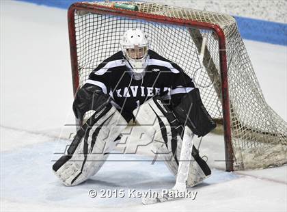 Thumbnail 2 in Xavier vs. Darien (CIAC D1 Semiinal) photogallery.
