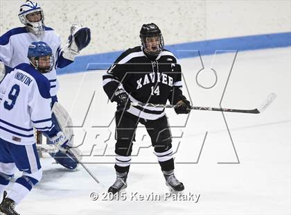 Thumbnail 3 in Xavier vs. Darien (CIAC D1 Semiinal) photogallery.