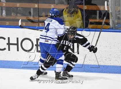Thumbnail 1 in Xavier vs. Darien (CIAC D1 Semiinal) photogallery.
