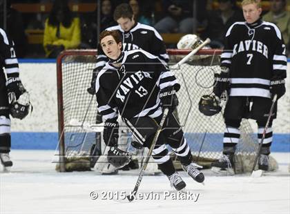 Thumbnail 3 in Xavier vs. Darien (CIAC D1 Semiinal) photogallery.